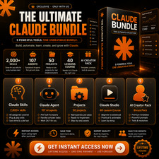 Ultimate Claude Bundle | 2000+ Claude Skills, 107 Agents, 50 Projects, Claude picture