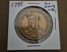 1796 Colonial Copper 1st Castorland Medal Original Restrike With Beaver Privy picture