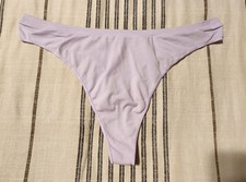 VICTORIA'S SECRET PINK - THONG PANTIES LAVENDER PURPLE (Large) picture