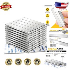 Heavy Duty Rare Earth Magnetic Strips 100 Pcs 2.36