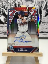 2024 Bowman TRAVIS BAZZANA Class of 2024 Refractor Auto /250 #C24-TB picture