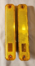 73-79 Ford Truck Pickup Side marker Lights Yellow 2 Pc OEM F100  picture