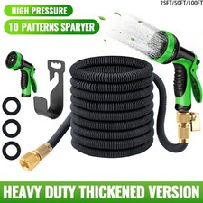 5X Stronger Deluxe Heavy Duty Expandable Flexible Garden 50ft Water Hose 100ft picture