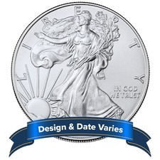 $1 American Silver Eagle 1 oz Random Year Brilliant Uncirculated picture