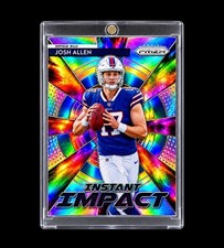 JOSH ALLEN ROOKIE SILVER BLAST REFRACTOR 2018 PANINI PRIZM RC True Prizm BILLS picture