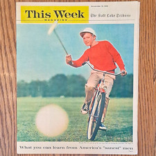 This Week Magazine Nov 1959 English Illustrated Salt Lake Tribune Pickford picture