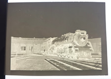 Oct 1954 Canadian Pacific RR No. 3101 4-8-4 Engine Roundhouse Photo Negative picture
