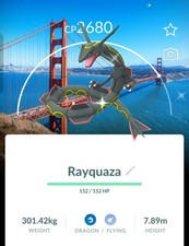 Shiny Rayquaza San Francisco Background - Pokémon GO PTC picture