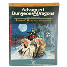 TSR Advanced Dungeons & Dragons Ravenloft II Module I10 1986 MPN 9181 picture
