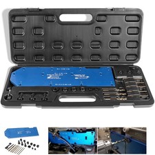 71600 Exhaust Manifold Drill Template Kit For Ford V10 2V 3V Triton 4.6 5.4 6.8L picture