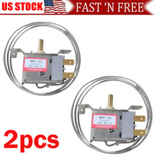 Fridge 2pcs Thermostat Refrigerator Cold Temperature Control Universal WPF-20 US picture