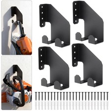 Otoolling 4 Pcs Chainsaw Hangers Wall Mount Chainsaw Chain Storage Heavy Duty... picture