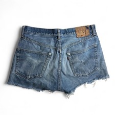 Vintage 50s 60s Levi’s 501XX Big E Hidden Rivet Cut Off Shorts Pants 32” picture