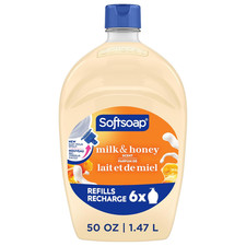 Softsoap Moisturizing Liquid Hand Soap, Milk & Honey Scent, 50 fl oz Refill picture