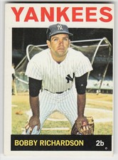 1964 Topps #190 Bobby Richardson BASEBALL New York Yankees picture
