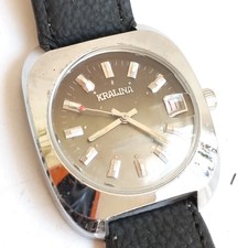 vintage Swiss-made Kralina men's wristwatch from the 1970s picture