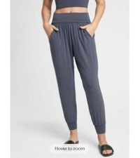 Athleta Soft Medieval Violet Yoga Studio Jogger Pants XS Tall picture