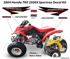 2004 Honda TRX 250ex Mark Decal Graphic Sticker Emblem Kit Set SPORTRAX 250 EX picture
