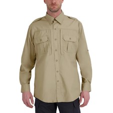 Propper® Men Tactical Shirt Long Sleeve Teflon Military Work Uniform Button Up picture