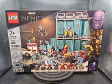NIB LEGO Marvel The Infinity Saga #76216 Iron Man Armory 496pcs Age 7+ Brand New picture