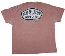Vtg Ron Jon Surf Shop T Shirt Mens 2XL XXL Salmon Cocoa Beach Logo Graphic Tee picture