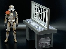 CUSTOM STAR WARS HOTH ECHO BASE TACTICAL COMPUTER for 3.75 FIGURE DIORAMA (C31) picture