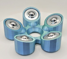*Clearance* Bowling Ball Spinner Cup - Blue Hawaii (Blue and Teal Green) picture