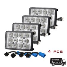 4X AL152328 60W Led Headlight For John Deere Tractor LED Hood Light - Hi/Lo Beam picture