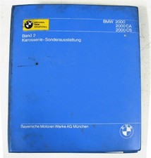 BMW 2000 CA + CS Car Illustrated Spare Parts List Bodywork c1971 Multilingual picture