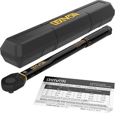LEXIVON 3/8-Inch Drive Click Torque Wrench 10~80 Ft-Lb/13.6~108.5 Nm LX-182 picture