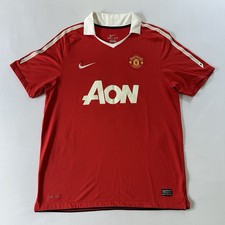 2010-11 Manchester United Ryan Giggs #11 Nike Home Jersey Shirt Large EPL picture