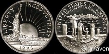 1986  Ellis Island Half Dollar Gem Proof no Box or COA picture