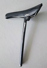 Viscount DYNA #2169 Black BMX Old School Retro Seat W Guts And Black Ops Post  picture