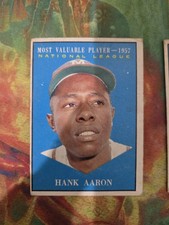 1961 Topps #484 Hank Aaron MVP LOW GRADE See Pictures  picture