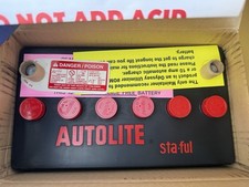 New old style Autolite SV-27F sta.flu reproduction battery for big block Fords picture