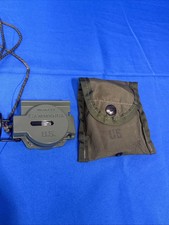 Cammenga Model 27 US Military Phosphorescent Lensatic Compass W Pouch  picture