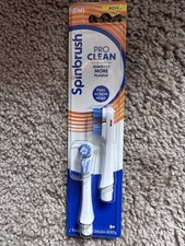 Spinbrush Pro Clean Rotating Replacement Heads Soft Bristles 2ct White/Blue picture