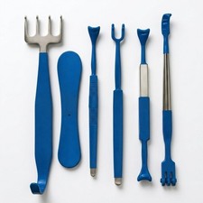 Surgical Insulated Retractor Set of 6 Pcs Blue Color Plastic Surgery Instruments picture