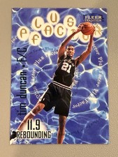 Fleer 1998-99 Fleer Tradition Plus Factor Tim Duncan #141 Spurs NBA picture