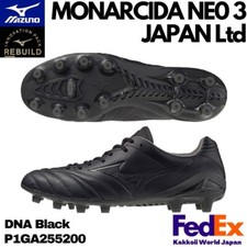 MIZUNO Soccer Cleats MONARCIDA NEO 3 JAPAN Ltd P1GA255200 DNA BLACK 2025 NEW picture