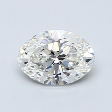 Certified GIA Oval Cut 0.91 CT Natural Mined Diamond Loose G color VVS2 clarity picture