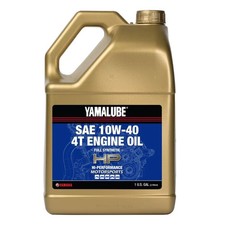 OEM GENUINE YAMAHA YAMALUBE 10W-40 FULL SYNTHETIC 4T HP ENGINE MOTOR OIL - 1 GAL picture