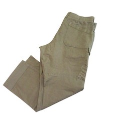 Duluth Trading Mens Cargo Pants 40 X 32 Standard Fit Beige 8 Oz Flex Fire Hose picture