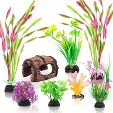 QUOZUO Small Fish Broken Barrel Decor Fish Tank Decorations Aquarium Accessor... picture