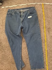 VTG Wrangler Men's 40x32 Blue Jeans 36001AI Classic Five Pocket Denim picture