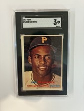 1957 Topps Roberto Clemente #76 SGC 3 VG picture