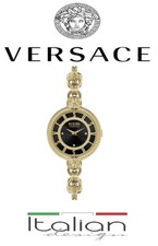 Versace Les Docks Collection Luxury Watch Womens Black Versus Bracelet 36mm New picture