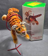 Vintage Steiff Golden Age of the Circus Jumping Tiger & ring 1991 #99 650543 picture