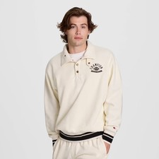 Champion Men's Physical Education Sweatshirt Fleece Ribbed Knit Long Sleeve picture