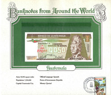 World Banknotes Guatemala 1/2 Quetzal 12.30.1983 P-65a.2 UNC A5282841A picture